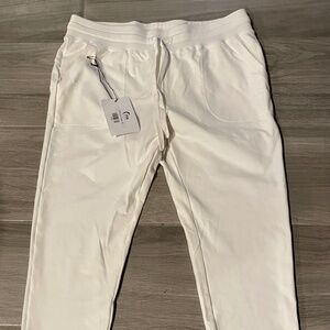 Zyia Joggers White size Medium- New with tags